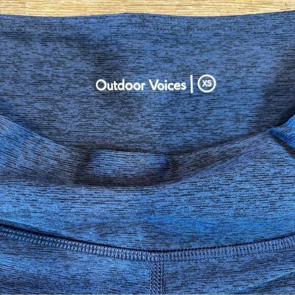 Outdoor Voices Navy Double Time 10” Short Size XS - Picture 5 of 6